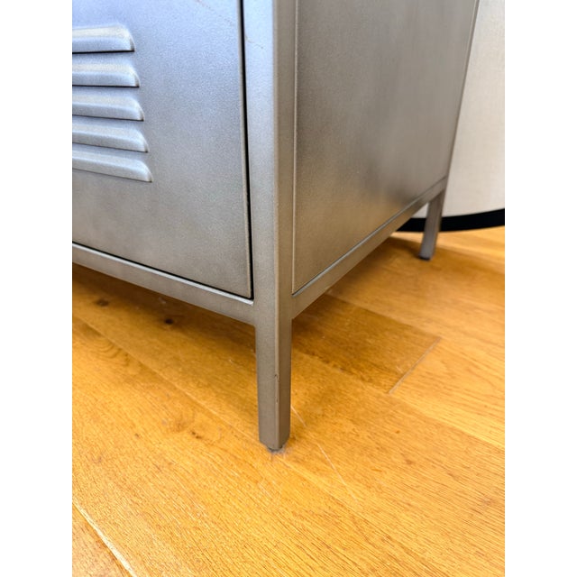 Tall Industrial Steel Metal Chest of Drawers, Dresser For Sale In New York - Image 6 of 6