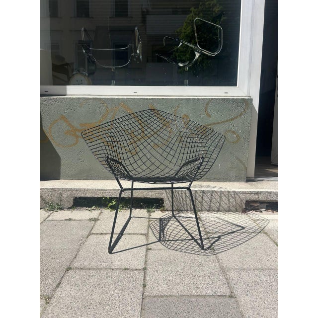 Metal Diamon Chair by Harry Bertoia for Knoll International For Sale - Image 7 of 7