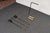Vintage Modernist Iron and Brass Fireplace Tool Set With Brush, Shovel and Poker For Sale In New York - Image 6 of 17