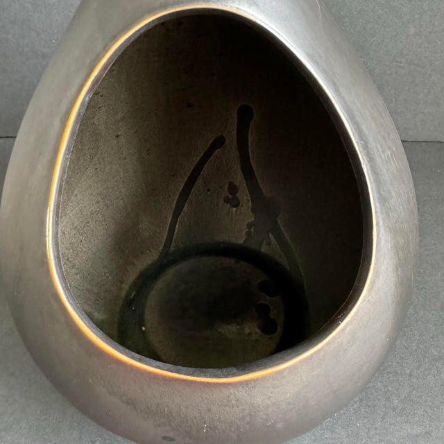 Minimalist Ceramic Succulent Planter Teardrop Votive Candle Holder For Sale - Image 6 of 10