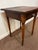 Mid 19th Century Mid 19th Century Sheraton American Birds Eye Maple Legged Cherry One Drawer Stand For Sale - Image 5 of 11