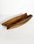 A beautiful carved wooden basket of Swedish origin, dating from the 1950s. Its elongated, organic shape, with slightly...
