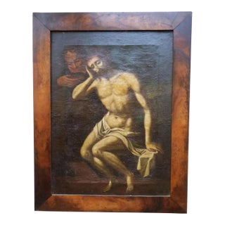 Baroque Oil on Canvas, Neapolitan School, Circle of Francesco Solimena, Early 18th Century. For Sale