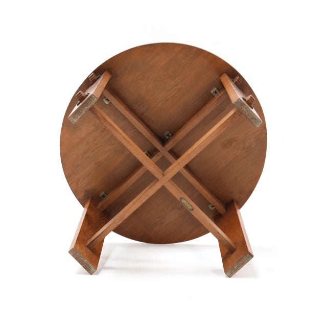 Oak Art Deco Coffee Table by J.C. Le Cointre Den Haag, 1920 For Sale - Image 11 of 12