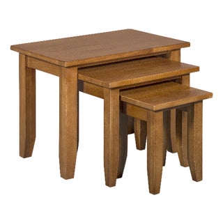 Mission Oak Nesting Tables - Set of 3 - Micheal Cherry For Sale
