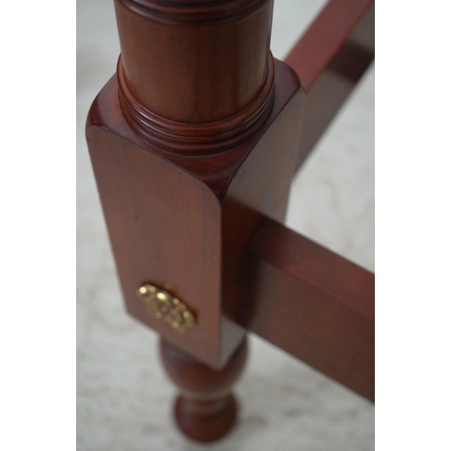 Henkel Harris Model 162 Cherry King Size Poster Bed For Sale - Image 11 of 18