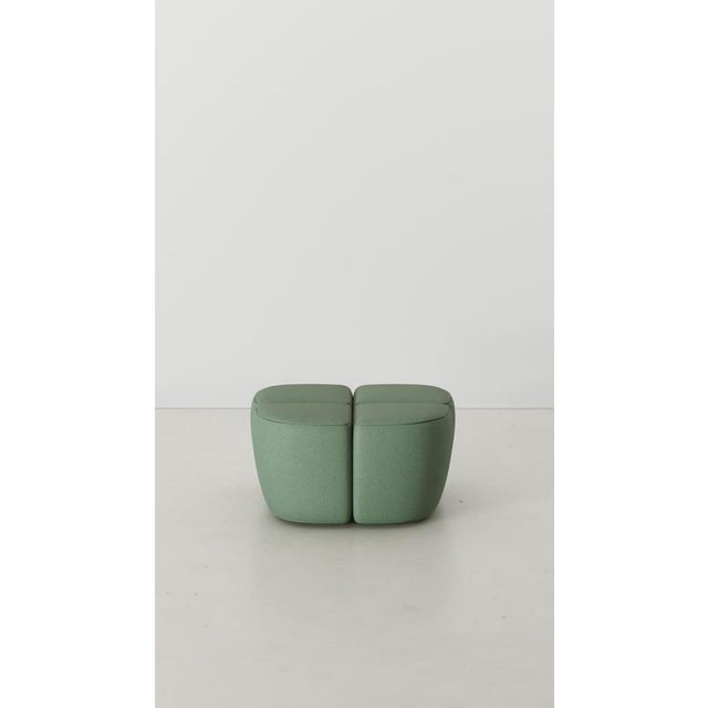 Contemporary Max Ottoman in Kvadrat Hero 2 Fabric by Julien Lestrille For Sale - Image 3 of 6