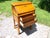 Vintage Solid Maple Slant Top Writing Desk Drop Front Secretary Desk For Sale - Image 15 of 18