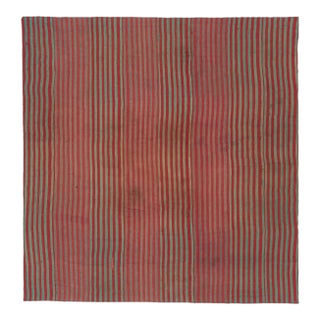 Rustic Vintage Turkish Kilim Rug - 07'03 X 07'06 For Sale