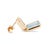 Metal 14k Yellow Gold 17.01ctw Bezel Set Emerald Cut Topaz Drop Dangle Earrings For Sale - Image 7 of 9