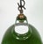 Green Industrial Green Enamel Factory Pendant Lamp from Coolicon, 1950s For Sale - Image 8 of 18