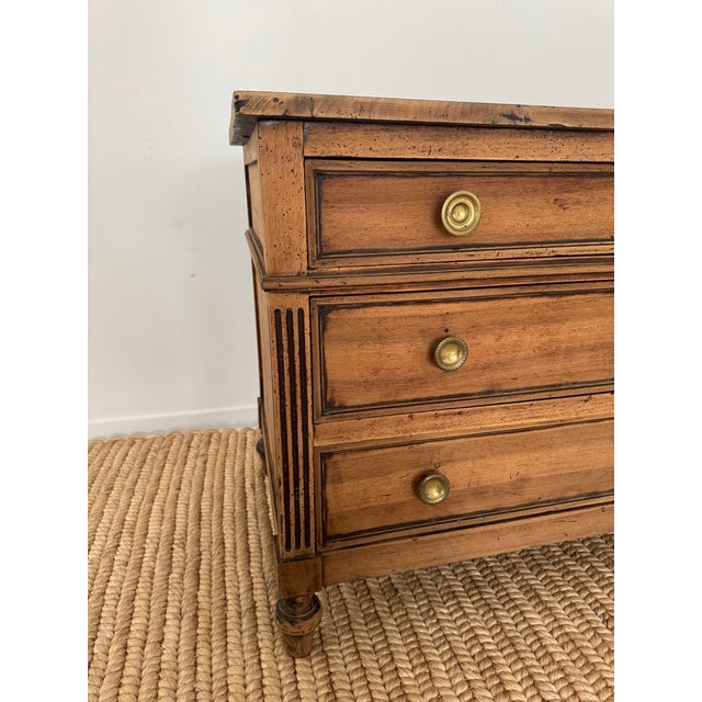 Brown 19th Century French Directoire Commode or Chest of Drawers For Sale - Image 8 of 16