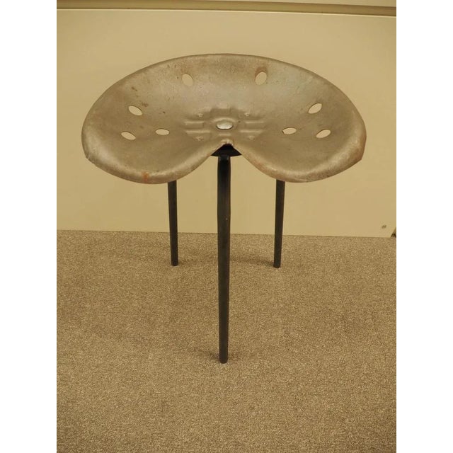 Stool with Tractor Seat by Sconosciuto, Set of 8 For Sale - Image 6 of 6