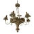 Antique Wooden Chandelier - Hand Carved For Sale