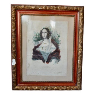 Dopter Paris, Claire, 19th Century, Lithograph, Framed For Sale