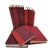 Mid-Century Modern Curated Vintage Maroon & Crimson Hardcover Decorative Book Bundle - Set of 15 For Sale - Image 3 of 4