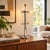 Superb Sonneman for Kovacs Chrome Modernist Bauhaus Table Lamp "Dangles" Debuted in the 1975/1976 Catalog Measurements:...