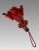 Large Hand Made "Mughal" Red, Green and Gold Cabinet / Door Tassel / Tie Back For Sale In Tampa - Image 6 of 6