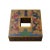 Chinese Distressed Yellow Dragon Graphic Square Shape Box For Sale In San Francisco - Image 6 of 8