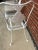 1950s Woodard Trianon Wrought Iron Patio Dining Chairs Hollywood Regency Set of 4 For Sale - Image 9 of 14