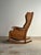 Studio Craft Oak Wingback Rocking Chair With Carved Rail, C. 1970s For Sale - Image 11 of 18