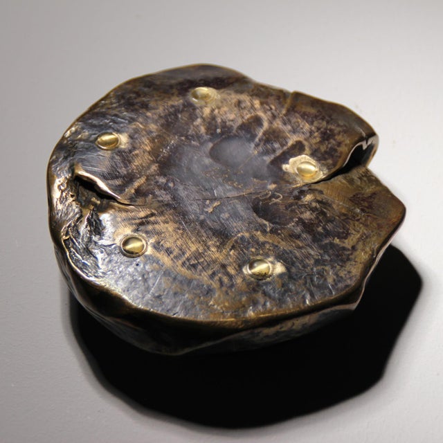 Metal Bronze Candleholder by Lothar Klute, Germany, 1987 For Sale - Image 7 of 10