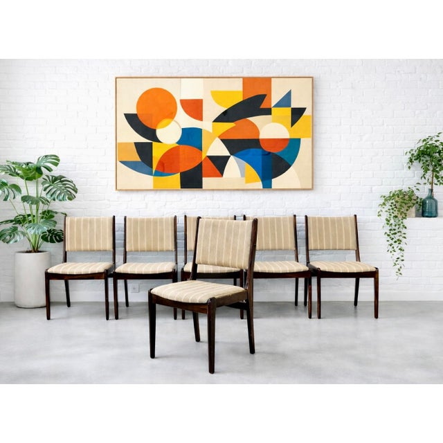 Mid-Century Modern Mid Century Modern Dining Chairs by Farstrup, Denmark | Danish Set of 6 Chairs, C. 1960s For Sale - Image 3 of 10