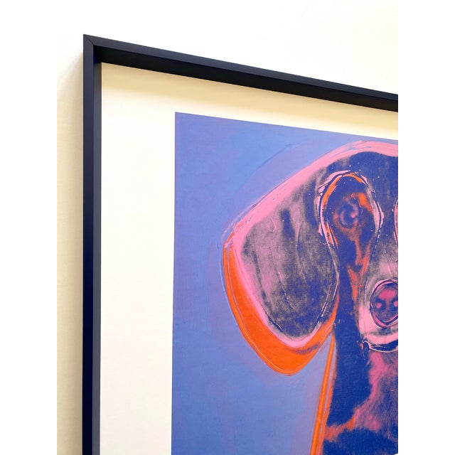 1990s Andy Warhol Foundation Vintage 1998 Lithograph Print Framed Pop Art Poster " Portrait of Maurice " 1976 For Sale - Image 5 of 12