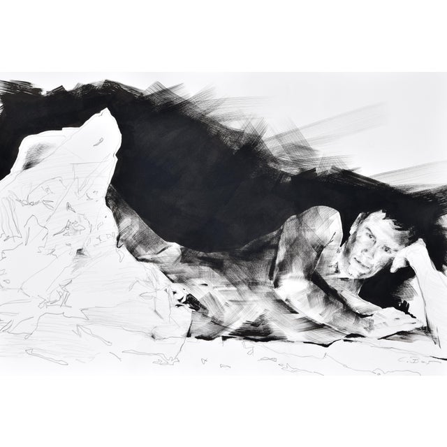 Christian Bauer, Nude, Patrick, 1990s, Ink & Pencil For Sale - Image 11 of 11