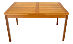 Danish Mid-Century Modern Teak Refectory Dining Table Leaves