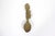 Hand Carved Wood Spoon Folk Art Treen Welsh Love Spoon Oak Leaves and Acorn For Sale - Image 4 of 9