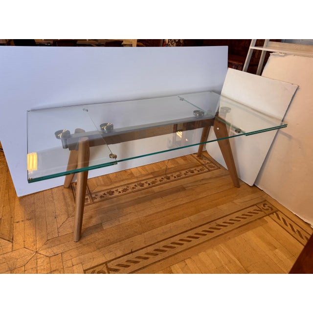 BoConcept Monza Extendable Glass Dining Table For Sale - Image 9 of 12