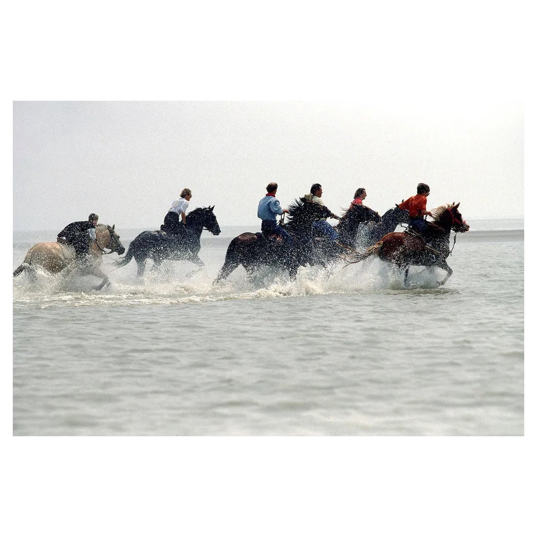 Horse Riding, Race at Rising Tide, 2003, Color Photograph | Chairish