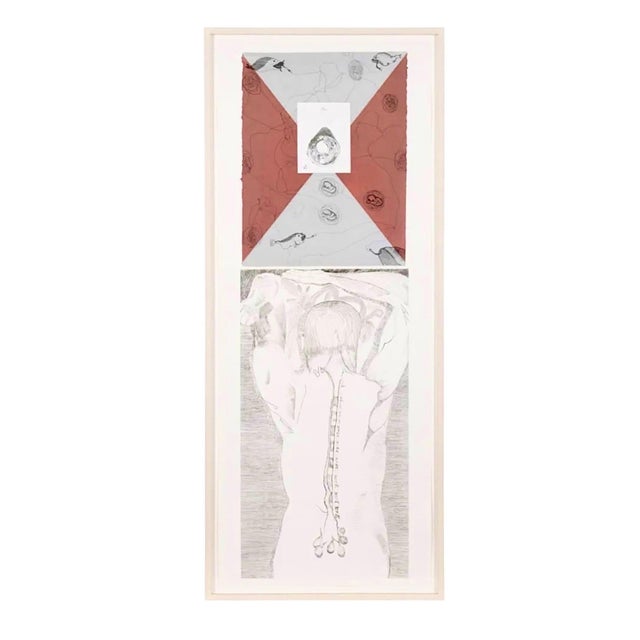 Francesco Clemente, Large Italian Aquatint Etching Francesco Clemente Neo Expressionist Avant Garde, 1981 For Sale