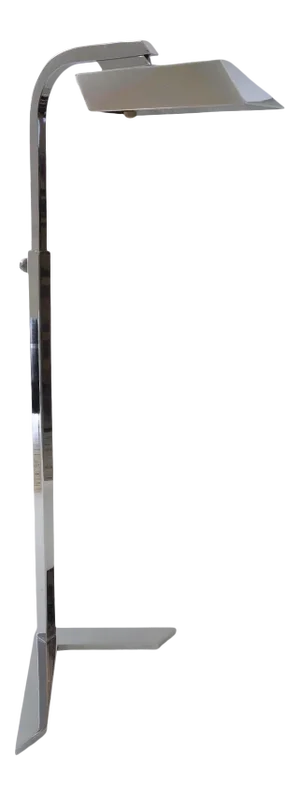 Casella Style Adjustable Chrome Floor Lamp