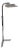 Floor Lamp Casella Style Adjustable Chrome For Sale