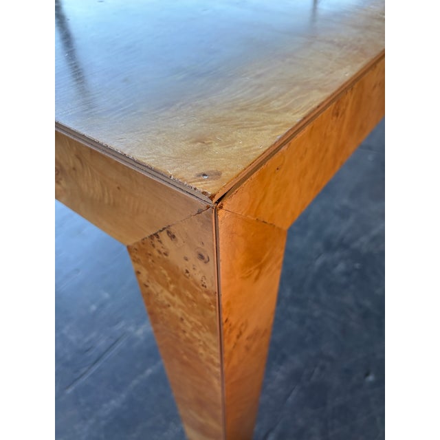 1977 Thomasville Burlwood Dining Set For Sale - Image 11 of 13