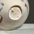 1970s Vintage Postmodernist Abstract White Matte Ceramic Bowl, Signed For Sale - Image 5 of 6