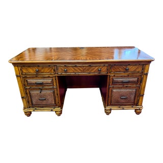 Tommy Bahama Style Executive Desk For Sale