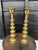 1950s Japanese Shōwa Metal Candlesticks, 1950, Set of 2 For Sale - Image 5 of 10