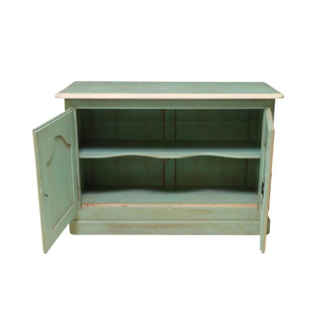 Mid 20th Century Country French Provincial Louis XV Style Painted Sideboard For Sale - Image 5 of 7
