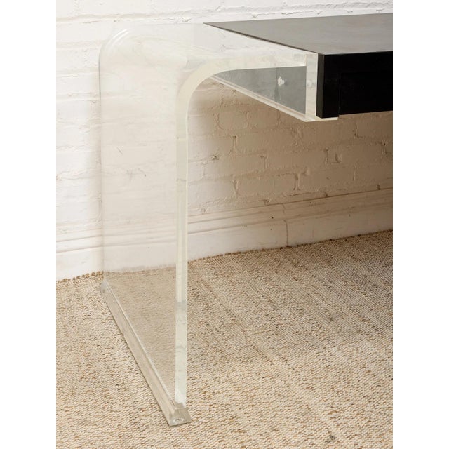 Mid 20th Century Lucite Desk For Sale - Image 4 of 11