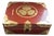 Antique Asian Lacquered Red & Gold Keepsake Box For Sale
