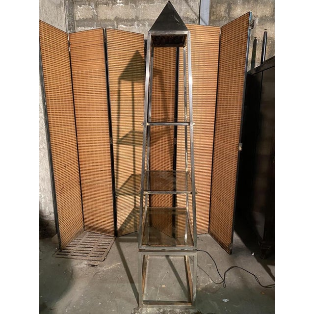 Pyramid Lighting Shelf, 1970s For Sale - Image 4 of 7