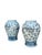 Chinoiserie 20th Century Blue and White Ceramic Chinese Chinoiserie Vases- Set of 2 For Sale - Image 3 of 11