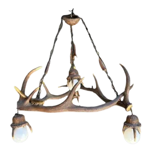 1940s Vintage Antler Chandelier