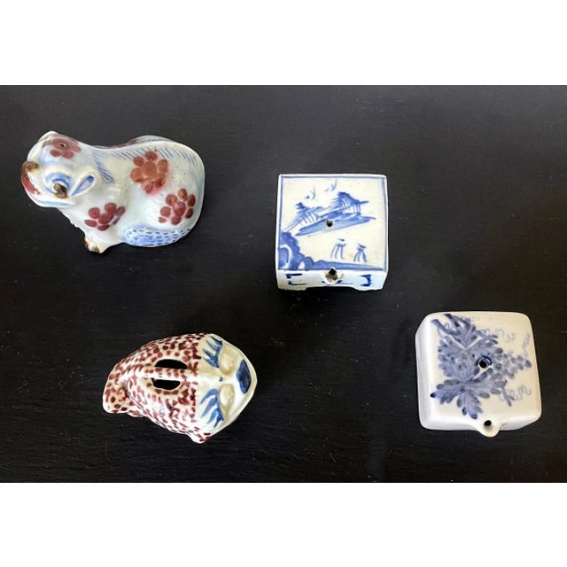 Mid 19th Century Korean Joseon Dynasty Ceramic Dog Form Water Dropper For Sale - Image 9 of 13