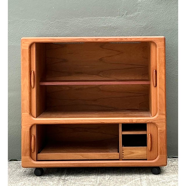 Mid-Century Modern Vintage Danish Drylund Teak Sideboard Cabinet For Sale - Image 3 of 12