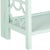 Modern 3 Tier Low Trellis Fretwork Bookcase, Aqua Smoke For Sale - Image 3 of 5