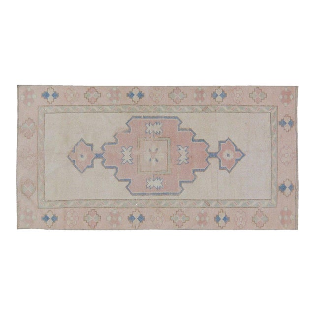 Vintage Turkish Anatolian Knotted Wool Rug, 2'5''x5' For Sale